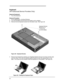 Page 7860Keyboard
(HP Authorized Service Providers Only)
Required Equipment
· Torx #6 screwdriver
Removal Procedure
1. Exit all applications, including Windows.
2. Turn the OmniBook off and remove the battery and ac adapter.
3. Remove the two keyboard screws from the bottom case.  See Figure 28.
4. Remove the keyboard by inserting your fingertips between the top row of keys and the case
and then lifting. Then fold the keyboard gently forward so that it lies upside down on the
table.  Do not pick up the computer...