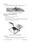 Page 362-14  Removal and Replacement  Technology Code ID) 
Reassembly Notes 
• Carefully press the SDRAM module into the connector at an angle of about 30°, until it is fully 
inserted. Then press down on both sides of the module until the latches snap closed. 
 
Figure 2-11. Installing an Expansion SDRAM Module 
Removing the System SDRAM Module 
Removal Procedure 
1.  Unplug the AC adapter, if present, and remove the battery. 
2.  Remove the keyboard cover (page 2-9). 
3.  Open the keyboard (page 2-11, steps 1...