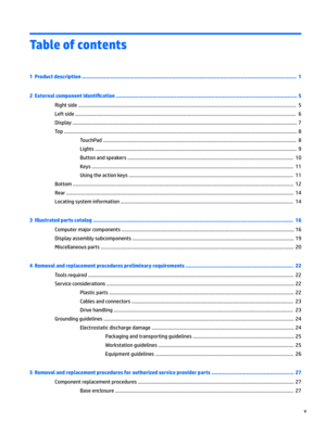 Page 5Table of contents
1  Product description ....................................................................................................................................... 1
2  External component LdentL