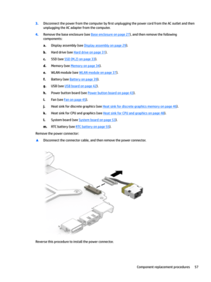 Page 653.Disconnect the power from the computer by 