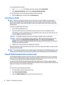 Page 26Touseoperatingsystemcontrols:
1.Typecontrolpanelinthetaskbarsearchbox,andthenselectControl Panel.
2.SelectNetwork and Internet,andthenselectNetwork and Sharing Center.
Formoreinformation,seetheinformationprovidedintheGetstartedapp.
xSelecttheStartbutton,andthenselecttheGet startedapp.
Connecting to a WLAN
NOTE:WhenyouaresettingupInternetaccessinyourhome,youmustestablishanaccountwithan...