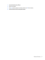 Page 631.Insert the flash drive into a USB port.
2.Restart the computer.
3.Press esc while the computer is restarting, and then press f9 for boot options.
4.Select the flash drive from the boot options window.
Restore and recovery 53 