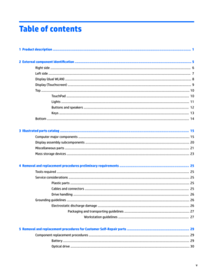 Page 5Table of contents
1  Product description ....................................................................................................................................... 1
2  External component LdentL