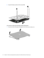 Page 684.Separatethedisplayassemblyfromthecomputer(3).
Ifitisnecessarytoreplaceanyofthedisplayassemblysubcomponents:
1.Pryuponeachsideofthedisplaytodisengagethecoverandremovethedisplaycover.
60Chapter6RemovalandreplacementproceduresforAuthorizedServiceProviderparts 