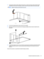 Page 713.Toremovethewirelessantennacablesandtransceivers,releasethewirelessantennacablesfromtheclips
(1)builtintothebackofthedisplay,andthenremovetheantennacablesandtransceivers(2).NOTE:Numberofantennasandtransceiversmayvary.
4.Toremovethedisplay/webcamcable,disconnectthecable(1).
5.Removethecablefromtheclipsbuiltintothedisplaypanel(2),andthenremovethecablefromthe
display
(3)....