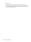 Page 74To discharge a battery:
1.Unplug the computer from its external power source, but do not turn off the computer.
2.Run the computer on battery power until the battery is discharged. The battery light begins to blink
when the battery has discharged to a low battery level. When the battery is discharged, the battery
light turns off and the computer shuts down.
64 Chapter 7   Power management 