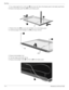 Page 11611 – 4Maintenance and Service Guide
Recycling
9. Use a sharp-edged tool to cut the tape 1 that secures the sides of the display panel to the display panel frame.
10. Remove the display panel frame  2 from the display panel.
 
11. Remove the screws  1 that secure the backlight cover to the display panel.
12. Lift the top edge of the backlight cover 2  and swing it outward.
13. Remove the backlight cover.
14. Turn the display panel right-side up.
15. Remove the backlight cables  1 from the clip  2 in the...