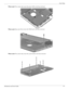 Page 97Screw listing
Maintenance and Service Guide7–9
Where used: Two screws that secure the power LED to the base enclosure
Where used:  One screw that secures the USB board to the base enclosure
Where used:  Five screws that secure the system board to the base enclosure 