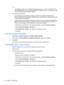 Page 56– or –
◦The playback window in the multimedia program may close. To return to playing the disc,
click the Play button in your multimedia program to restart the disc. In rare cases, you may
need to exit the program, and then restart it.
●Increase system resources:
◦Turn off printers and scanners, and unplug cameras and portable handheld devices.
Disconnecting these Plug and Play devices frees up valuable system resources and results
in better playback performance.
◦Change desktop color properties. Because...