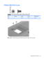 Page 123Phillips PM2.5×6.0 screw
ColorQuantityLengthThreadHead diameter
Black 2 6.0 mm 2.5 mm 5.0 mm
Where used: 2 screws that secure the WWAN module to the bottom of the computer
Phillips PM2.5×6.0 screw 115 