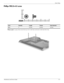 Page 118Screw listing
Maintenance and Service Guide7–3
Phillips PM2.0×4.0 screw
 
Where used: 2 screws that secure the top cover to the base enclosure in the hard drive bay
Color Quantity Length Thread Head diameter 
Black 4 4.0 mm 2.0 mm 4.5 mm 