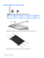 Page 118Phillips PM2.0×3.0 captive screw
ColorQuantityLengthThreadHead diameter
Silver 9 3.0 mm 2.0 mm 4.5 mm
Where used: 3 screws that secure the fingerprint reader board and bracket to the top cover
Where used: 6 screws that secure the display hinges to the display panel
110 Chapter 7   Screw listing 