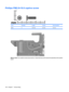 Page 156Phillips PM2.0×10.0 captive screw
ColorQuantityLengthThreadHead diameter
Silver 4 10.0 mm 2.0 mm 5.0 mm
Where used: Four captive screws (secured by C-clips) that secure the heat sink assembly to the system
board
148 Chapter 7   Screw listing 