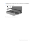 Page 835.Release the keyboard cover (3) by sliding it toward the display assembly until it disengages from
the computer.
6.Remove the keyboard cover (4).
Reverse this procedure to install the keyboard cover.
Component replacement procedures 75 