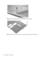 Page 138Where used: One screw that secures the system board to the base enclosure
Where used: One screw that secures the power connector and bracket to the base enclosure
130 Chapter 7   Screw listing 