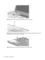 Page 142Where used: One screw that secures the Bluetooth module to the top cover
Where used: One screw that secures the webcam/microphone module to the display bezel on computer
models equipped with AntiGlare display assemblies
Where used: 2 screws that secure the modem module to the system board
134 Chapter 7   Screw listing 