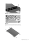 Page 125Where used: 3 screws that secure the keyboard to the computer
Where used:
(1) One screw that secures the WLAN module to the system board
(2) One screw that secures the TV tuner module to the system board
Phillips PM2.0×3.0 screw 117 