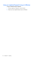 Page 94Using your registered fingerprint to log on to Windows
To log on to Windows using your fingerprint:
1.After you register your fingerprints, restart Windows.
2.Swipe any of your registered fingers to log on to Windows.
88 Chapter 10   Security 