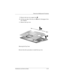 Page 167Removal and Replacement Procedures
Maintenance and Service Guide 5–51
9. Remove the top cover support trim 1.
10. Lift the rear edge of the top cover 2 until it disengages from 
the computer.
11. Remove the top cover.
Removing the Top Cover
Reverse the above procedure to install the top cover. 