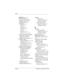 Page 272Index–2 Maintenance and Service Guide
Index
caps lock key 1–12
caps lock light
 1–14
carrying case, spare part 
number
 3–28, 3–35
CMOS clearing
 1–4
components
bottom
 1–19
front
 1–6
keyboard
 1–11
left-side
 1–8
rear
 1–8
right-side
 1–10
top
 1–13, 1–15, 1–18
composite S-Video and audio 
input cable, spare part 
number
 3–28, 3–35
computer feet, locations
 5–11
Computer Setup
Advanced Menu
 2–7, 2–14
File Menu
 2–5, 2–12
Security Menu
 2–6, 2–12
Tools Menu
 2–6, 2–12
computer specifications
 6–1...