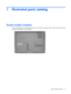 Page 253
Illustrated parts catalog
Serial number location
When ordering parts or requesting information, provide the computer serial number and model number
located on the bottom of the computer.
Serial number location 17 