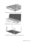 Page 149Where used: 3 screws that secure the switch cover to the computer
Where used: 3 screws that secure the keyboard to the top cover
Where used: 8 screws that secure the display panel to the display enclosure
Phillips PM2.5×4.0 screw 139 