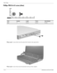 Page 1097–10Maintenance and Service Guide
Screw listing
Phillips PM2.0×4.0 screw (silver)
 
 
Where used: 2 screws that secure the optical drive bracket to the optical drive
Where used: 4 screws that secure the keyboard to the top of the computer
Color Quantity Length Thread Head diameter 
Silver  11 4.0 mm  2.0 mm 5.0 mm  