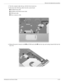 Page 77Removal and replacement procedures
Maintenance and Service Guide4–43
4. Turn the computer right-side up, with the front toward you.
5. Disconnect the following cables from the system board:
1 TouchPad board cable
2 TouchPad on/off button board cable
3 USB board cable
4 Power connector cable
6. Release the power connector cable 1 and USB board cable 2 from the clips and routing channel built into the 
top cover. 