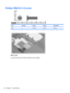 Page 142Phillips PM2.0×11.0 screw
ColorQuantityLengthThreadHead width
Silver 2 11.0 mm 2.0 mm 5.0 mm
Where used:
2 screws that secure the WLAN module to the computer
132 Chapter 7   Screw listing 