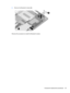 Page 934.Remove the Bluetooth module (4).
Reverse this procedure to install the Bluetooth module.
Component replacement procedures 83 