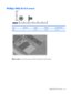 Page 103Phillips PM2.0×4.0 screw
ColorQuantityLengthThreadHead diameter
Black 2 4.0 mm 2.0 mm 4.5 mm
Where used: 2 screws that secure the WLAN module to the system board
Phillips PM2.0×4.0 screw 95 