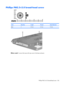 Page 113Phillips PM2.5×3.0 broad-head screw
ColorQuantityLengthThreadHead diameter
Black 2 3.0 mm 2.5 mm 7.0 mm
Where used: 2 screws that secure the top cover to the base enclosure
Phillips PM2.5×3.0 broad-head screw 105 