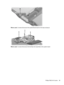 Page 97Where used: 2 screws that secure the audio/infrared board to the base enclosure
Where used: 4 screws that secure the fan/heat sink assembly to the system board
Phillips PM2.0×4.0 screw 89 