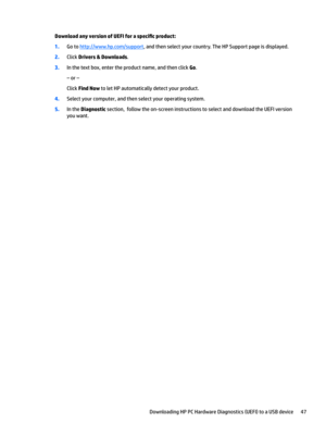 Page 57Download any version of UEFI for a specL