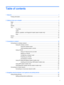 Page 5Table of contents
1  Welcome ........................................................................................................................................................... 1
Finding information ............................................................................................................................... 2
2  Getting to know your computer ......................................................................................................................... 4
Right...