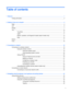 Page 5Table of contents
1  Welcome ........................................................................................................................................................... 1
Finding information ............................................................................................................................... 2
2  Getting to know your computer ......................................................................................................................... 4
Right...