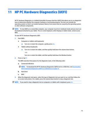 Page 8311HP PC Hardware Diagnostics (UEFI)
HPPCHardwareDiagnosticsisaUni