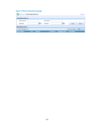 Page 2506 205 
Figure 74 Device Interaction Log page 
 
  