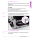 Page 94Face-Up/Face-Down Lever
1Remove Printer Covers, Delivery Assembly (Figures 6-9 and 6-10), Fuser Pressure
Plate (Figure 6-11), and Heating Element (Figures 6-13 through 6-15), and Pressure
Roller (Figure 6-16).
2Rotate the lever forward 90 degrees (past the spring) and pull it straight out the front
of the printer.
To reinstall
1Make sure the lever arm is on the left and is initially pointing downward.
2Pull the spring forward using needlenose pliers.
3Slide the short, round tabs into the grooves on the...