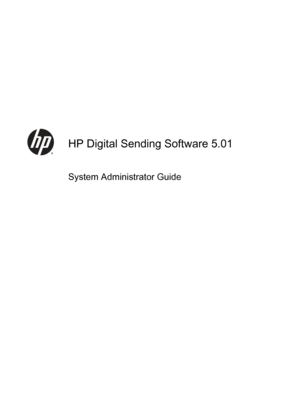 Page 3HP Digital Sending Software 5.01
System Administrator Guide 