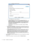 Page 78Figure 3-38  Add Network Folder Path screen
2.Click the Browse button to select a folder path.
3.Select the credentials that should be used to gain access to the folder in the
Authentication Settings section. Click to select Use credentials of user to connect after
Sign-in at the control panel to use the credentials of the user when logged into the
device. Or click to select Use common credentials to use the credentials designated in
the Credentials to Access Public Folders section on the Send to Folder...