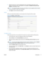 Page 858.Select the check box to use the authenticated user's e‑mail address as the return e‑mail
address. If the device user's e‑mail address is not available, the Default Fax Account E‑mail
Address e‑mail address is used.
NOTE:If you select this option, the user's e‑mail address must be registered with the Internet
fax service provider in order to fax successfully.
9.Click Apply to save the Internet fax settings.
LAN fax
DSS uses a shared folder interface to communicate with a third party LAN Fax...