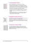 Page 120
Vertical Repetitive Defects
If marks repeatedly appear on the printed side of the page:
•The toner cartridge is damaged. The circumference of the toner
cartridge drum is 3 3/4 inches (95 mm). If a repetitive mark occurs
every 3 3/4 inches (95 mm) on the page, replace the toner cartridge.
•The developer roller is defective. If a repetitive mark occurs every 2
inches (51 mm) on the page, replace the toner cartridge.
•The charger roller in the toner cartridge is defective. If a horizontal
black line occurs...