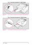 Page 76
Tray 1 Letterhead Orientation for 2-Sided Printing
Tray 2 Letterhead Orientation for 2-Sided Printing
Figure 4-11Tray 1 orientation for 2-sided printing: print-side down, bottom edge forward.
Figure 4-12Tray 2 orientation for 2-sided printing: print-side up, top edge forward.
4-26 PrintingEN 