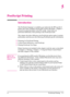 Page 83
5
PostScript Printing
Introduction
The PostScript language is available as an option for the HP LaserJet 5
printer and comes standard with the HP LaserJet 5M printer.  Chapter 3
focused on using the printer in the PCL mode.  Some tasks are
performed differently when printing in the PostScript mode.
This chapter describes differences the PostScript option makes in printer
performance and discusses the following PostScript specific information:
•Preparing for PostScript Printing
•Control Panel Differences...