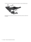 Page 86The following illustration shows the locations for thermal material on systems with AMD processors.
After applying fresh thermal paste to the components, reverse the above procedure to install the heat
sink assembly.
78 Chapter 4   Removal and replacement procedures 