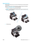 Page 71Replace the pickup roller
Normal use with good media causes wear. The use of poor media might require more frequent replacement
of the pickup roller.
If the product regularly mispicks (no media feeds through), you might need to change or clean the pickup
roller. See 
Clean the pickup roller on page 63 to order a new pickup roller.
1. Open the print-cartridge door, and then remove the print cartridge.
CAUTION: To prevent damage to the print cartridge, mini mize its exposure to direct light. Cover the...