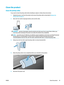 Page 77Clean the product
Clean the pickup roller
If you want to clean the pickup roller before deciding to replace it, follow these instructions:
1.Unplug the power cord from the product and remove the pickup roller as described in 
Replace the
pickup roller on page 57.
2. Dab a lint-free cloth in isopropyl alcohol, and scrub the roller.
WARNING! Alcohol is flammable. Keep the alcohol and cloth away from an open flame. Before you
close the product and plug in the power co rd, allow the alcohol to dry...