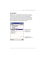 Page 33Chapter 3 | Overview of Windows for Pocket PC | 29 
Pop-Up Menus 
With pop-up menus, you can quickly choose an action for an item. For 
example, you can use the pop-up menu in the contact list to quickly delete 
a contact, make a copy of a contact, or send an e-mail message to a 
contact. The actions in the pop-up menus vary from program to program. 
To access a pop-up menu, tap and hold the stylus on the name of the item 
that you want to perform the action on. When the menu appears, lift the 
stylus,...
