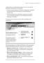 Page 37Chapter 3  |  Connecting to your desktop PC  |  31
components are needed and prompts you to set up only the
necessary components. For instance:
•If you do not already have Outlook or Schedule+ installed,
the Setup Wizard will attempt to install Schedule+
version 7.0a
•The Setup Wizard can add Inbox extensions to enable
 you to transfer messages to your desktop mail client—
Exchange or Outlook
You may need to restart your PC after installing each
component.
The Desktop Software for Microsoft Windows CE...